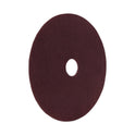 Boardwalk Deep Scrub Pads, 20" Diameter, Maroon, 10/Carton (SPP20)