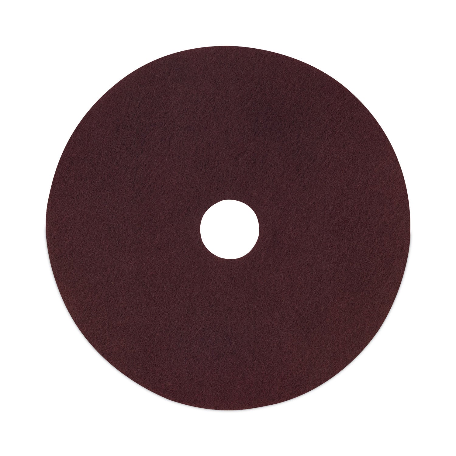 Boardwalk Deep Scrub Pads, 20" Diameter, Maroon, 10/Carton (SPP20)