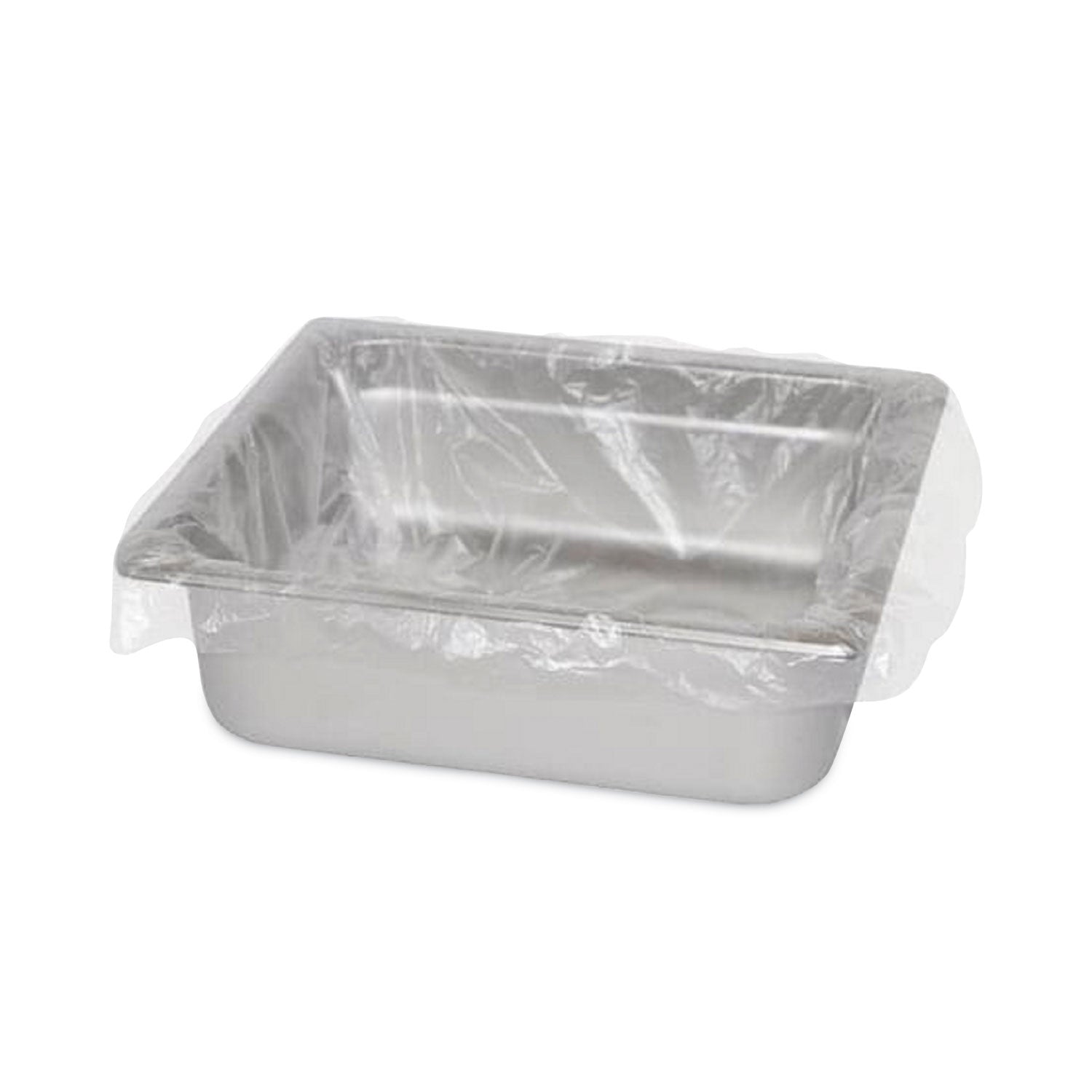 AmerCareRoyal Steam Pan Liners for 1/3-Size Pans, Includes Twist-Ties, 18" x 14", Clear, 250/Carton (SPL1814)