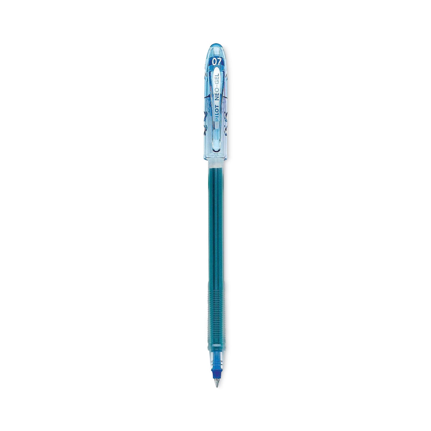 Pilot Neo-Gel Gel Pen, Stick, Fine 0.7 mm, Blue Ink, Translucent Blue Barrel, 48/Pack (84072)