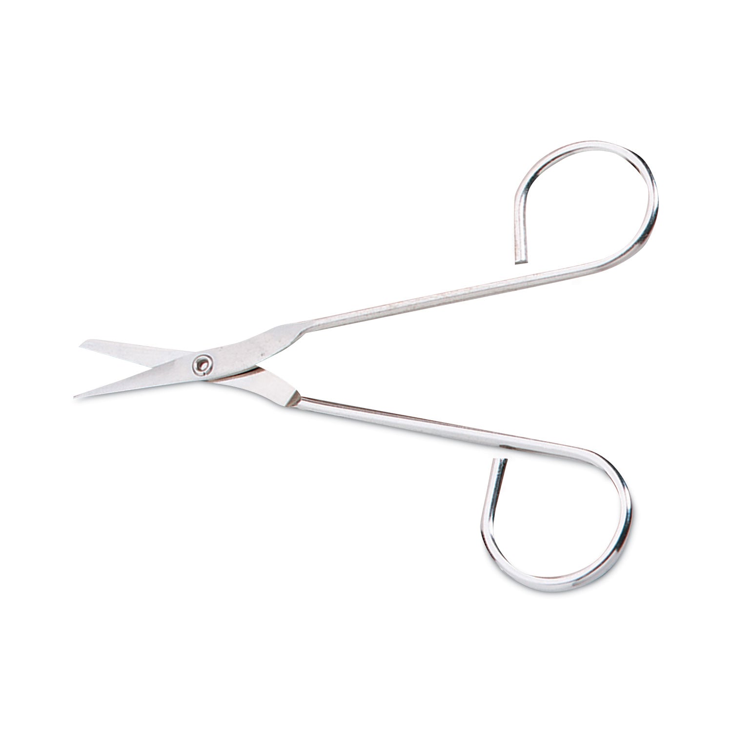 First Aid Only Scissors, 4.5" Long, Straight Nickel Handle (FAE6004)