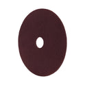 Boardwalk Deep Scrub Pads, 16" Diameter, Maroon, 10/Carton (SPP16)