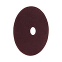 Boardwalk Deep Scrub Pads, 16" Diameter, Maroon, 10/Carton (SPP16)
