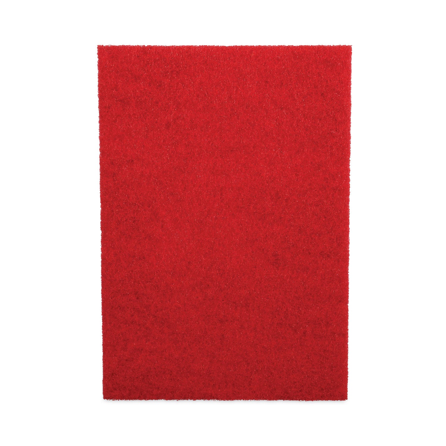 Boardwalk Buffing Floor Pads, 28 x 14, Red, 10/Carton (402814RED)