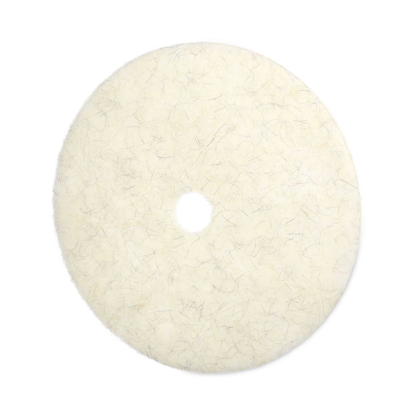 Boardwalk Natural Burnishing Floor Pads, 27" Diameter, White, 5/Carton (4027NAT)