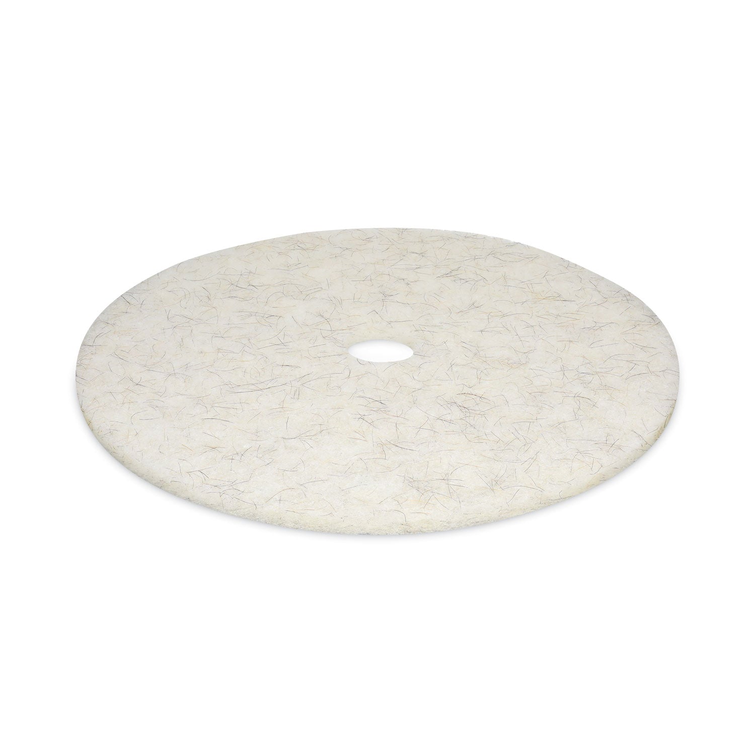 Boardwalk Natural Burnishing Floor Pads, 27" Diameter, White, 5/Carton (4027NAT)