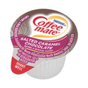 Coffee-mate Liquid Coffee Creamer, Salted Caramel Chocolate, 0.38 oz Mini Cups, 50/Box, 4 Boxes/Carton, 200 Total/Carton (77197CT)