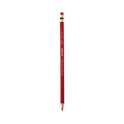 Prismacolor Col-Erase Pencil with Eraser, 0.7 mm, 2B, Carmine Red Lead, Carmine Red Barrel, Dozen (20045)