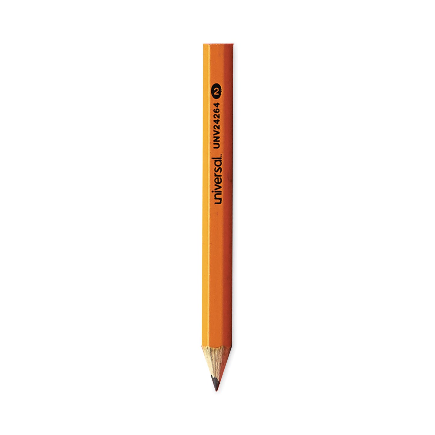 Universal Golf and Pew Pencil, HB (#2), Black Lead, Yellow Barrel, 144/Box (24264)