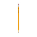 Universal #2 Woodcase Pencil, HB (#2), Black Lead, Yellow Barrel, Dozen (55400)