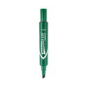 Avery MARKS A LOT Large Desk-Style Permanent Marker, Broad Chisel Tip, Green, Dozen (8885) (08885)