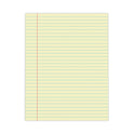 Universal Glue Top Pads, Wide/Legal Rule, 50 Canary-Yellow 8.5 x 11 Sheets, Dozen (22000)