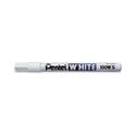 Pentel White Permanent Marker, Fine Bullet Tip, White (100WS)