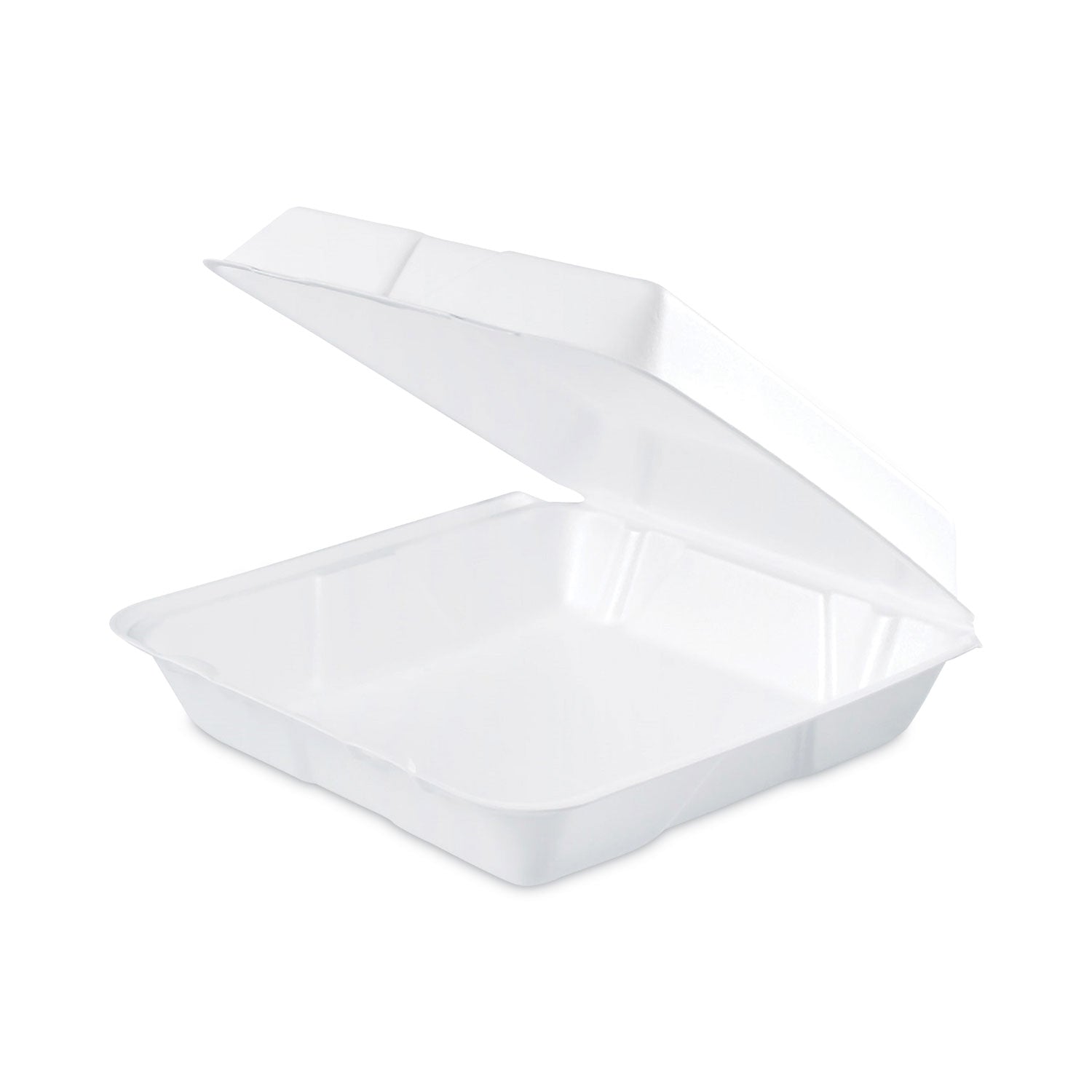 Dart Insulated Foam Hinged Lid Containers, 1-Compartment, 9.3 x 9.5 x 3, White, 200/Pack, 2 Packs/Carton (95HT1)