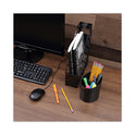 Universal Recycled Big Pencil Cup, Plastic, 4.38" Diameter x 5.63"h, Black (08108)