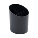 Universal Recycled Big Pencil Cup, Plastic, 4.38" Diameter x 5.63"h, Black (08108)