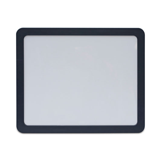 Universal Recycled Cubicle Dry Erase Board, 15.88 x 12.88, White Surface, Charcoal Plastic Frame (08165)