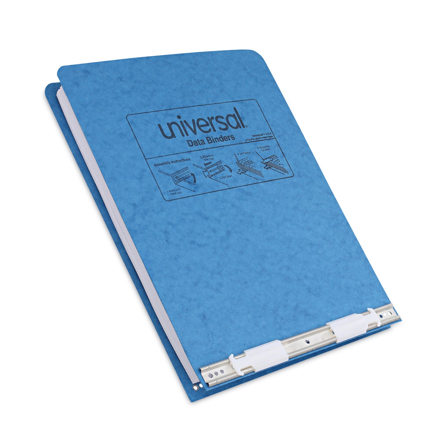 Universal Pressboard Hanging Binder, 2 Posts, 6" Capacity, 9.5 x 11, Light Blue (15431)