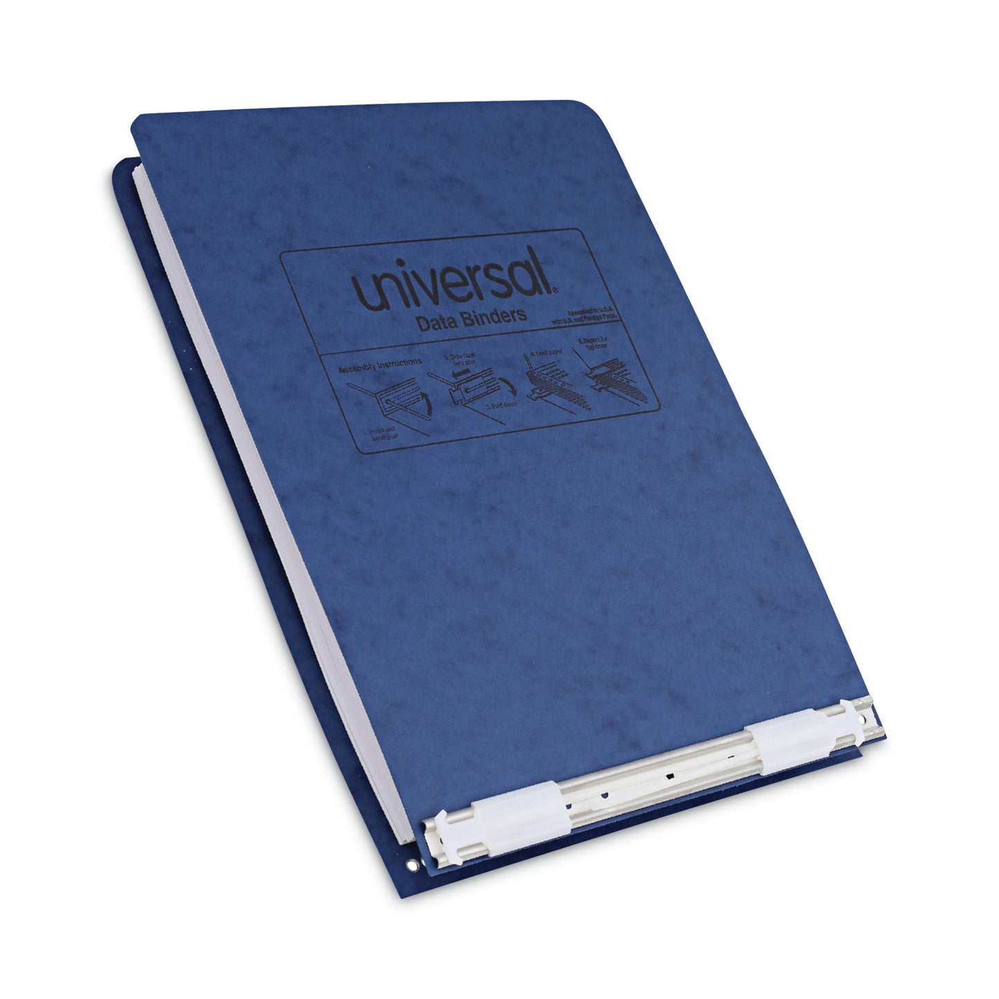 Universal Pressboard Hanging Binder, 2 Posts, 6" Capacity, 9.5 x 11, Blue (15432)