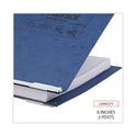 Universal Pressboard Hanging Binder, 2 Posts, 6" Capacity, 9.5 x 11, Blue (15432)