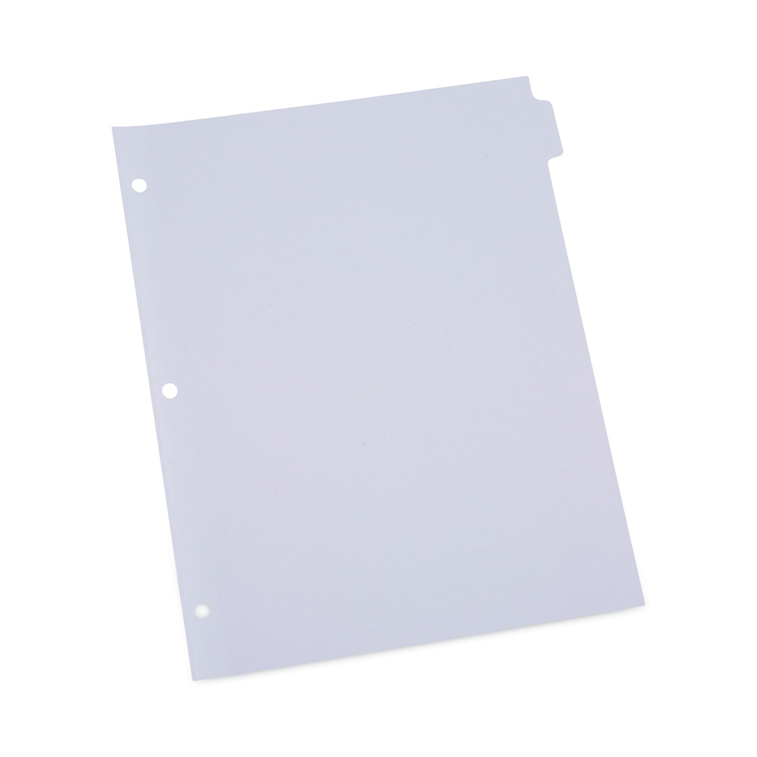 Universal Self-Tab Index Dividers, 8-Tab, 11 x 8.5, White, 24 Sets (20845)