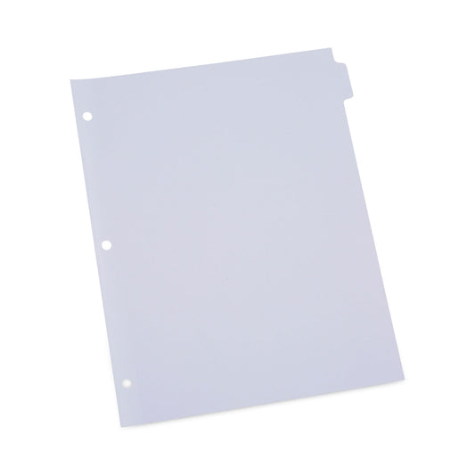 Universal Self-Tab Index Dividers, 8-Tab, 11 x 8.5, White, 24 Sets (20845)