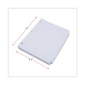 Universal Self-Tab Index Dividers, 8-Tab, 11 x 8.5, White, 24 Sets (20845)