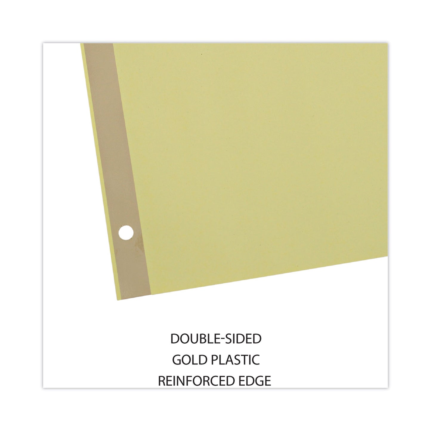 Universal Deluxe Extended Insertable Tab Indexes, 5-Tab, 11 x 8.5, Buff, Clear Tabs, 24 Sets (20861)