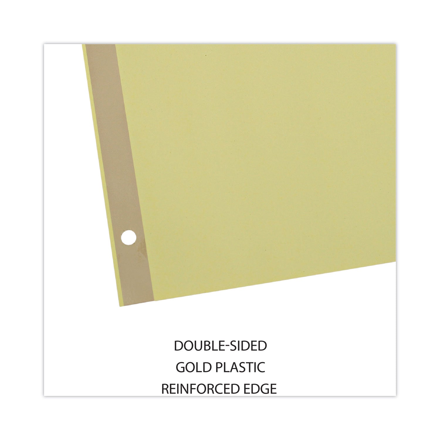 Universal Deluxe Extended Insertable Tab Indexes, 5-Tab, 11 x 8.5, Buff, Clear Tabs, 24 Sets (20861)