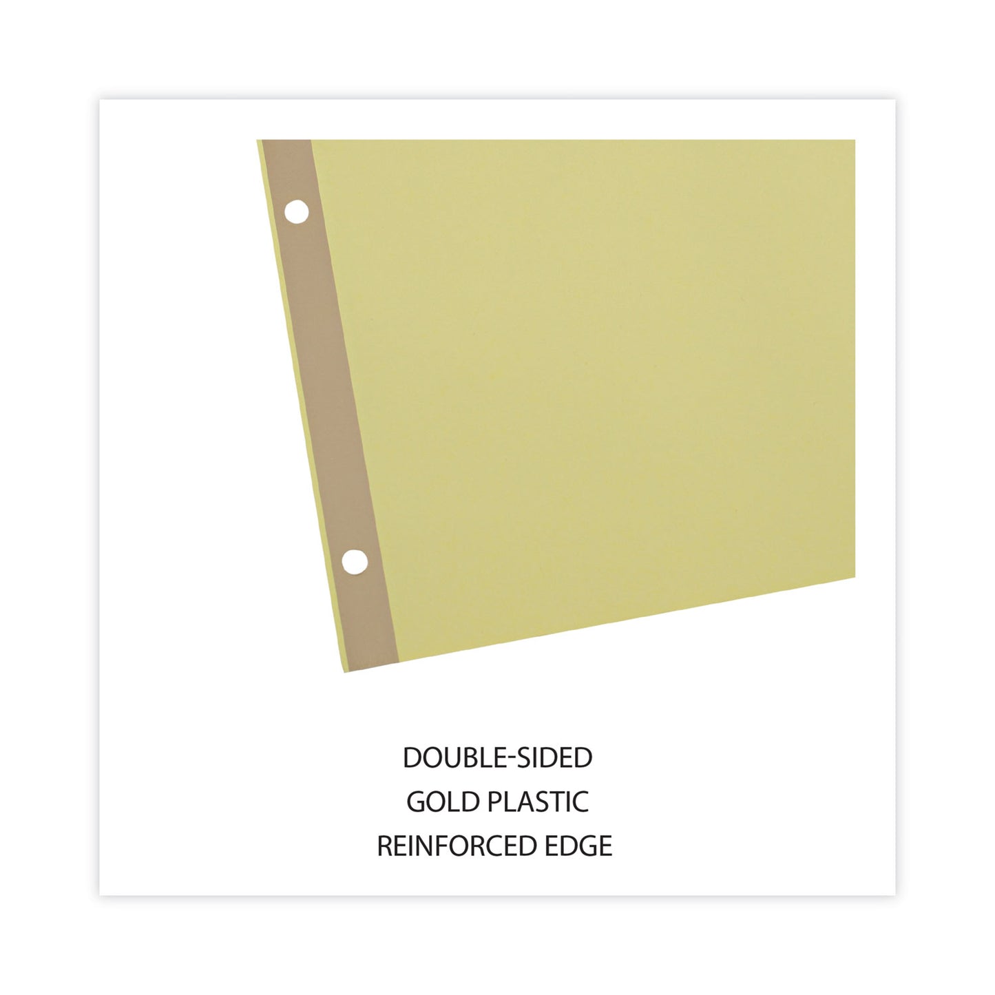 Universal Deluxe Extended Insertable Tab Indexes, 8-Tab, 11 x 8.5, Buff, Clear Tabs, 24 Sets (20891)