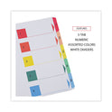 Universal Deluxe Table of Contents Dividers for Printers, 5-Tab, 1 to 5