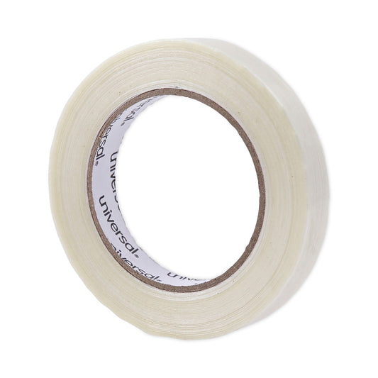 Universal 120# Utility Grade Filament Tape, 3" Core, 18 mm x 54.8 m, Clear (30018)