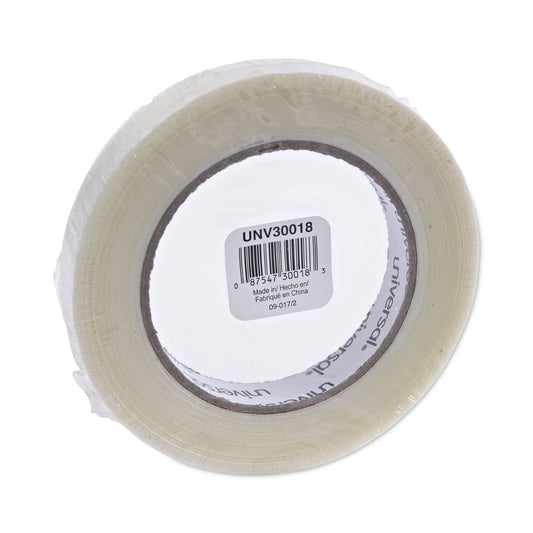 Universal 120# Utility Grade Filament Tape, 3" Core, 18 mm x 54.8 m, Clear (30018)