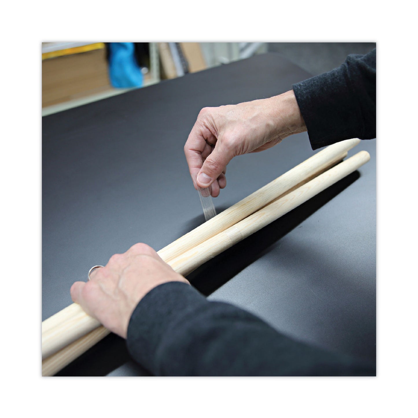 Universal 120# Utility Grade Filament Tape, 3" Core, 18 mm x 54.8 m, Clear (30018)