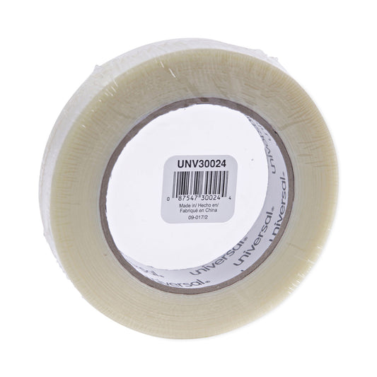 Universal 120# Utility Grade Filament Tape, 3" Core, 24 mm x 54.8 m, Clear (30024)