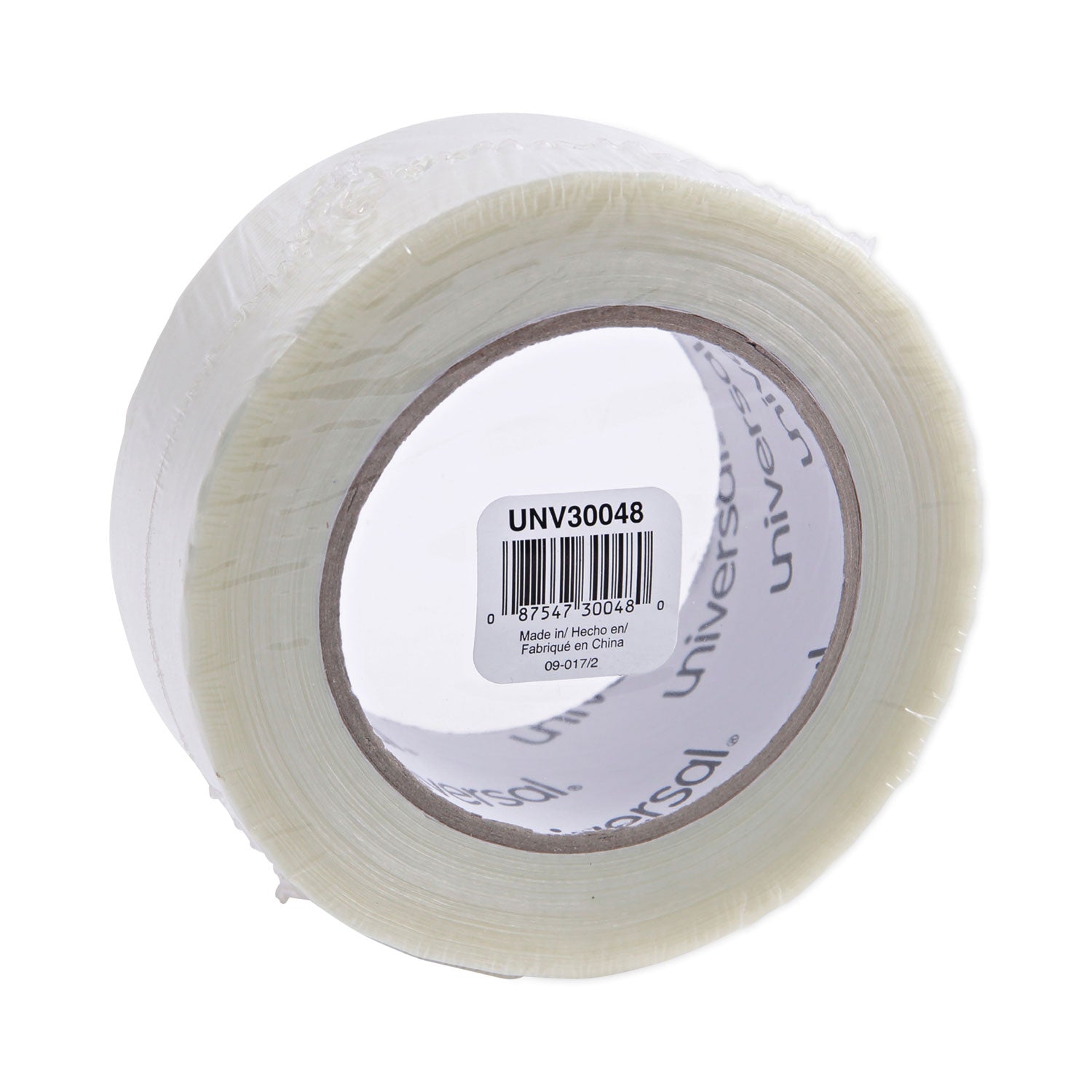 Universal 120# Utility Grade Filament Tape, 3" Core, 48 mm x 54.8 m, Clear (30048)