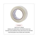 Universal 120# Utility Grade Filament Tape, 3" Core, 48 mm x 54.8 m, Clear (30048)