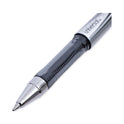 Universal Gel Pen, Stick, Medium 0.7 mm, Black Ink, Silver/Black Barrel, Dozen (39620)