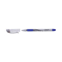 Universal Gel Pen, Stick, Medium 0.7 mm, Blue Ink, Silver/Blue Barrel, Dozen (39621)