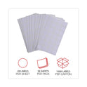 Universal Self-Adhesive Removable Color-Coding Labels, 0.75" dia, White, 28/Sheet, 36 Sheets/Pack (40108)