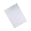 Universal Aluminum Clipboard with Low Profile Clip, 0.5" Clip Capacity, Holds 8.5 x 11 Sheets, Aluminum (40301)
