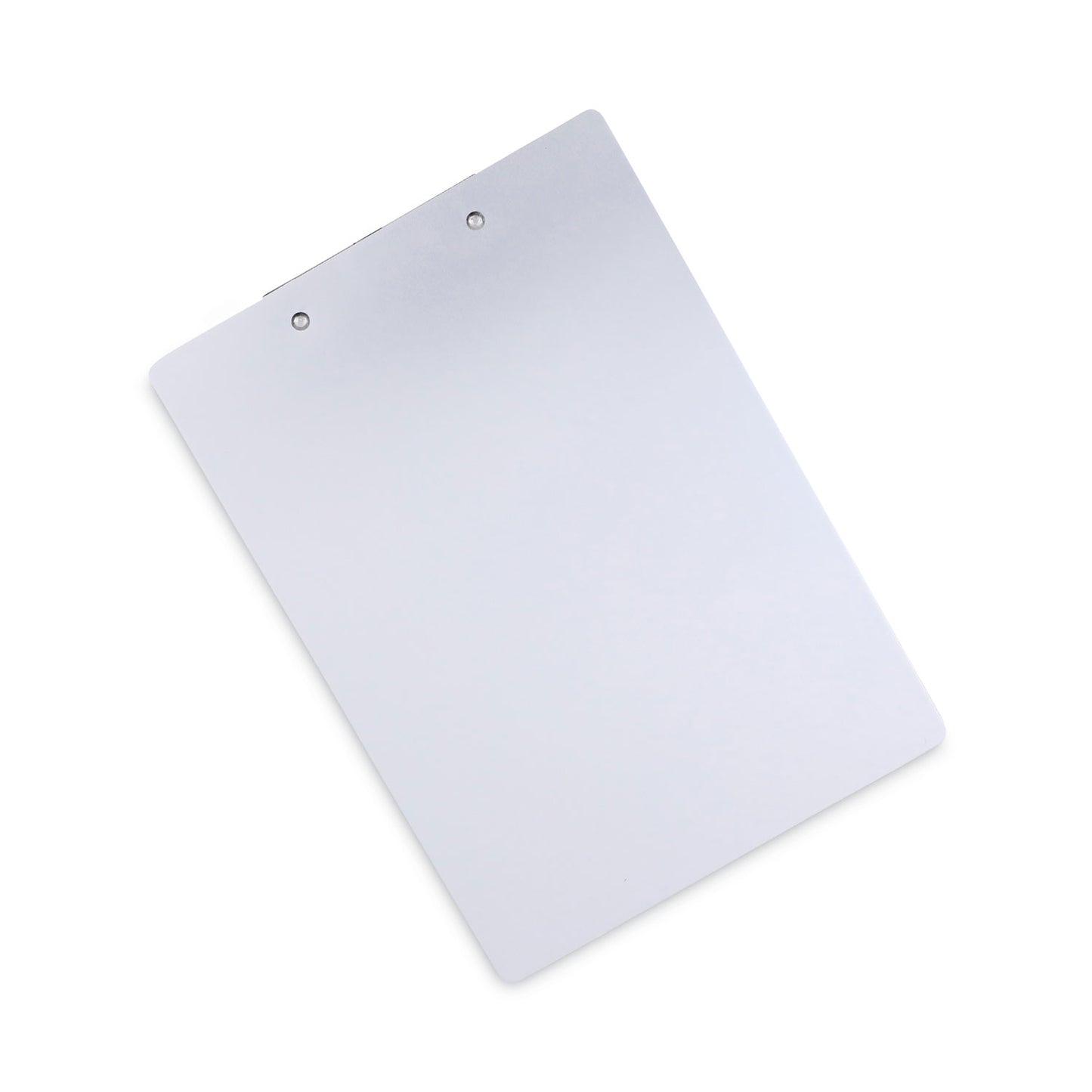Universal Aluminum Clipboard with Low Profile Clip, 0.5" Clip Capacity, Holds 8.5 x 11 Sheets, Aluminum (40301)