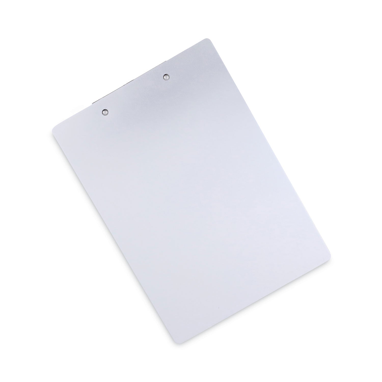 Universal Aluminum Clipboard with Low Profile Clip, 0.5" Clip Capacity, Holds 8.5 x 11 Sheets, Aluminum (40301)