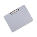 Universal Plastic Brushed Aluminum Clipboard, Landscape Orientation, 0.5" Clip Capacity, Holds 11 x 8.5 Sheets, Silver (40302)