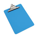 Universal Plastic Clipboard with High Capacity Clip, 1.25" Clip Capacity, Holds 8.5 x 11 Sheets, Translucent Blue (40307)