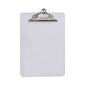 Universal Plastic Clipboard with High Capacity Clip, 1.25" Clip Capacity, Holds 8.5 x 11 Sheets, Clear (40308)