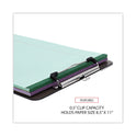 Universal Plastic Clipboard with Low Profile Clip, 0.5" Clip Capacity, Holds 8.5 x 11 Sheets, Translucent Black (40311)