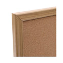 Universal Cork Board with Oak Style Frame, 24 x 18, Tan Surface (43602)