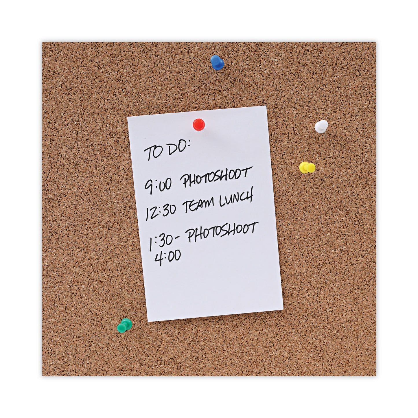 Universal Cork Bulletin Board, 36 x 24, Tan Surface, Aluminum Frame (43613)