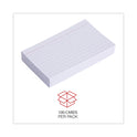 Universal Ruled Index Cards, 3 x 5, White, 100/Pack (47210)